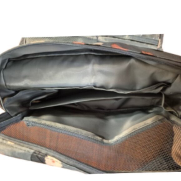 Travel Cosmetic Bag Hanging Fold Over Makeup Bag - Picture 2 of 8